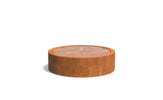 Adezz Watertafel met Fontein Rond Cortenstaal 145 x 40 cm