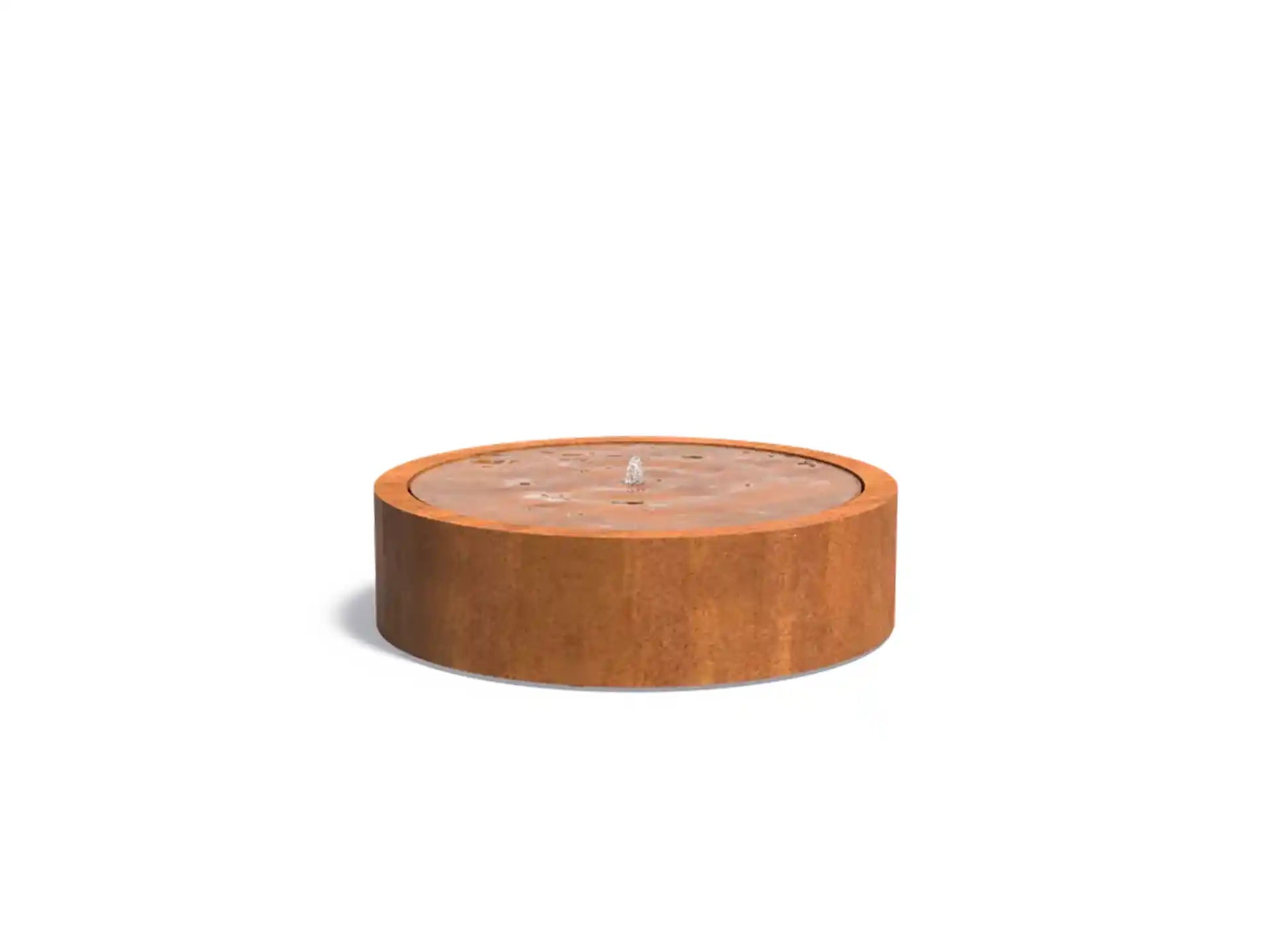 Adezz Watertafel met Fontein Rond Cortenstaal 145 x 40 cm