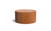 Adezz Watertafel met Fontein Rond Cortenstaal 145 x 75 cm
