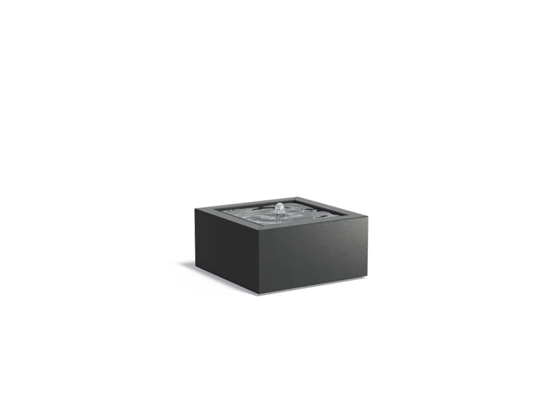 Adezz Watertafel met Fontein Vierkant Aluminium 80 x 80 x 40 cm