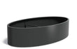 Adezz Ellipse Aluminium Plantenbak Ovaal 280 x 160 x 60 cm Zwartgrijs