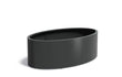 Adezz Ellipse Aluminium Plantenbak Ovaal 200 x 120 x 60 cm Zwartgrijs
