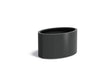 Adezz Ellipse Aluminium Plantenbak Ovaal 120 x 80 x 60 cm Zwartgrijs