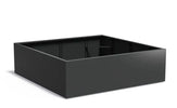 Adezz Carrez Aluminium Plantenbak Vierkant 200 x 200 x 60 cm Zwartgrijs
