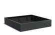 Adezz Carrez Aluminium Plantenbak Vierkant 200 x 200 x 40 cm Zwartgrijs