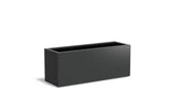 Adezz Carrez Aluminium Plantenbak Rechthoek 150 x 50 x 60 cm Zwartgrijs