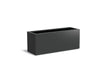 Adezz Carrez Aluminium Plantenbak Rechthoek 150 x 50 x 60 cm Zwartgrijs