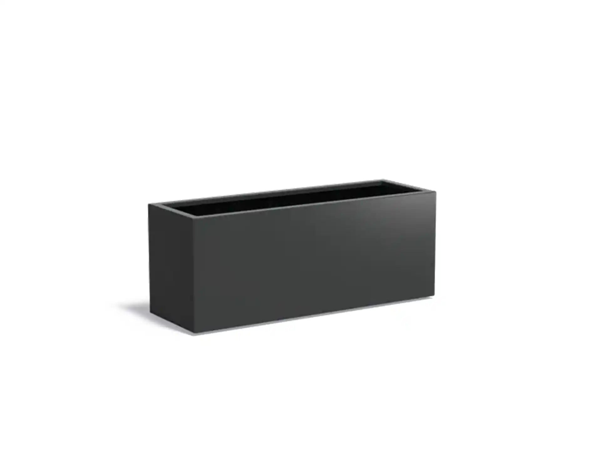 Adezz Carrez Aluminium Plantenbak Rechthoek 150 x 50 x 60 cm Zwartgrijs