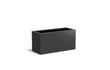 Adezz Carrez Aluminium Plantenbak Rechthoek 120 x 50 x 60 cm Zwartgrijs