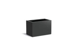 Adezz Carrez Aluminium Plantenbak Rechthoek 90 x 50 x 60 cm Zwartgrijs