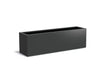 Adezz Carrez Aluminium Plantenbak Rechthoek 200 x 50 x 60 cm Zwartgrijs