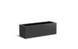Adezz Carrez Aluminium Plantenbak Rechthoek 150 x 50 x 50 cm Zwartgrijs
