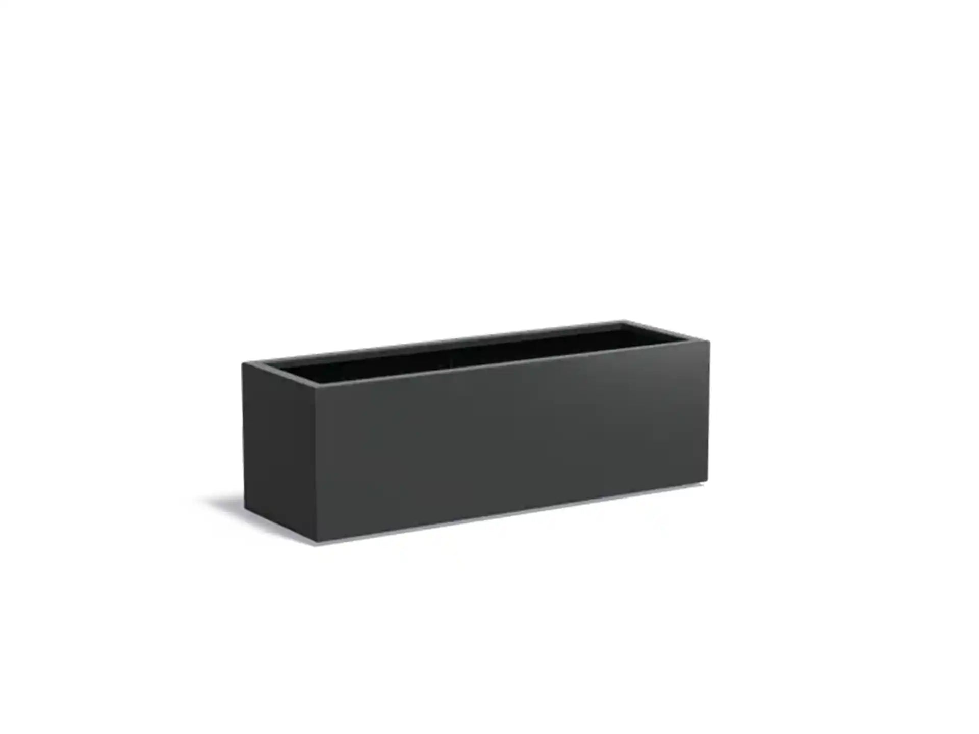 Adezz Carrez Aluminium Plantenbak Rechthoek 150 x 50 x 50 cm Zwartgrijs