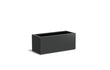 Adezz Carrez Aluminium Plantenbak Rechthoek 120 x 50 x 50 cm Zwartgrijs
