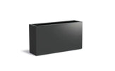 Adezz Carrez Aluminium Plantenbak Rechthoek 150 x 40 x 80 cm Zwartgrijs