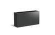 Adezz Carrez Aluminium Plantenbak Rechthoek 150 x 40 x 80 cm Zwartgrijs