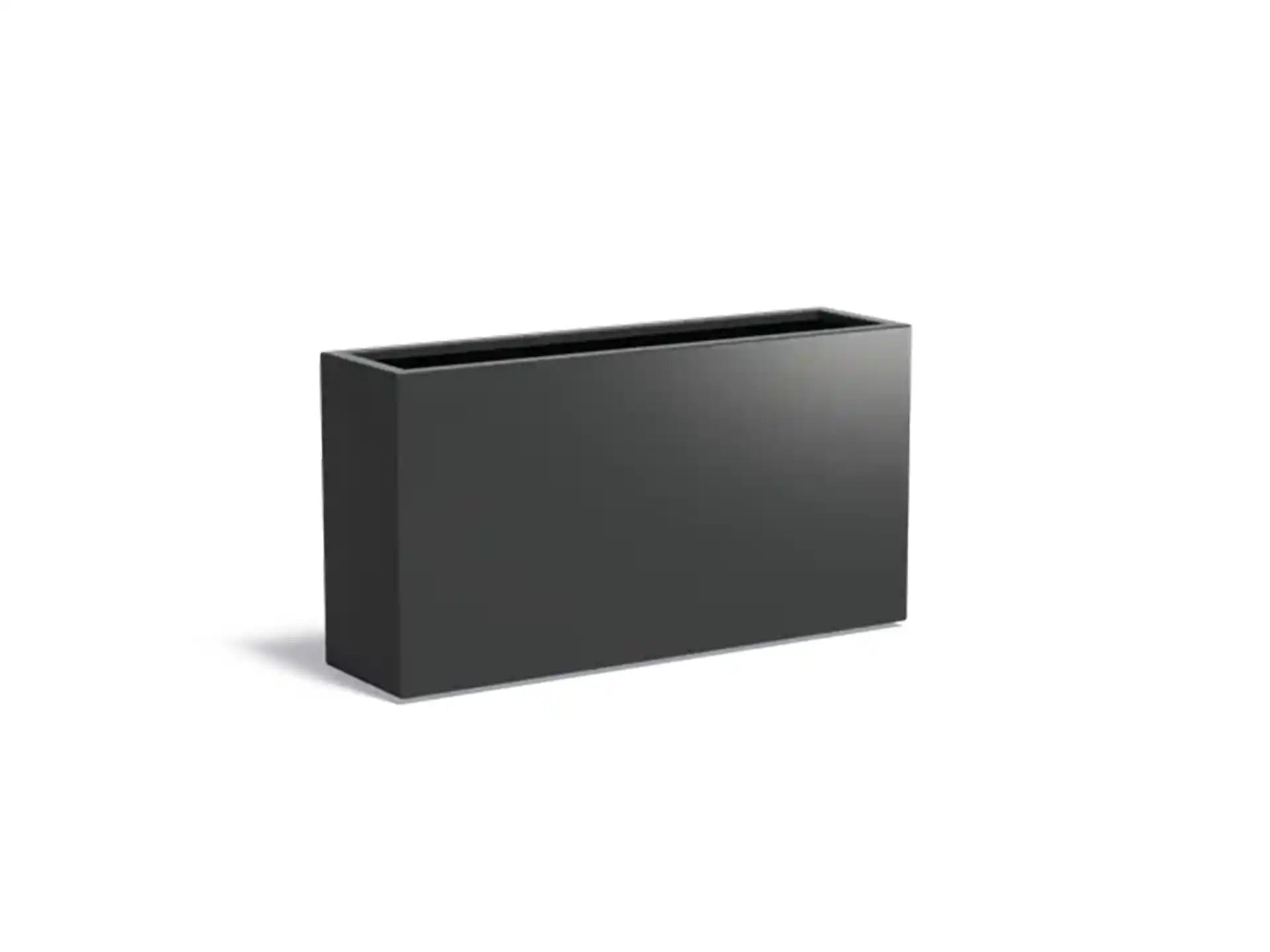 Adezz Carrez Aluminium Plantenbak Rechthoek 150 x 40 x 80 cm Zwartgrijs