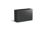 Adezz Carrez Aluminium Plantenbak Rechthoek 120 x 40 x 80 cm Zwartgrijs