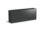 Adezz Carrez Aluminium Plantenbak Rechthoek 200 x 40 x 80 cm Zwartgrijs