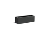 Adezz Carrez Aluminium Plantenbak Rechthoek 120 x 40 x 40 cm Zwartgrijs