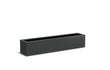 Adezz Carrez Aluminium Plantenbak Rechthoek 200 x 40 x 40 cm Zwartgrijs