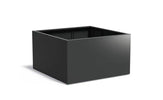 Adezz Carrez Aluminium Plantenbak Vierkant 140 x 140 x 80 cm Zwartgrijs