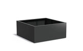 Adezz Carrez Aluminium Plantenbak Vierkant 140 x 140 x 60 cm Zwartgrijs