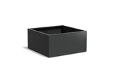 Adezz Carrez Aluminium Plantenbak Vierkant 120 x 120 x 60 cm Zwartgrijs
