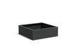 Adezz Carrez Aluminium Plantenbak Vierkant 120 x 120 x 40 cm Zwartgrijs