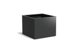 Adezz Carrez Aluminium Plantenbak Vierkant 100 x 100 x 80 cm Zwartgrijs