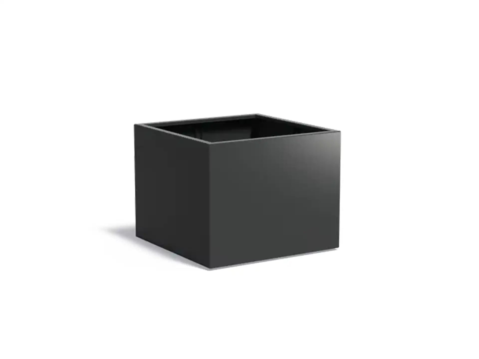 Adezz Carrez Aluminium Plantenbak Vierkant 100 x 100 x 80 cm Zwartgrijs