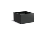 Adezz Carrez Aluminium Plantenbak Vierkant 100 x 100 x 60 cm Zwartgrijs