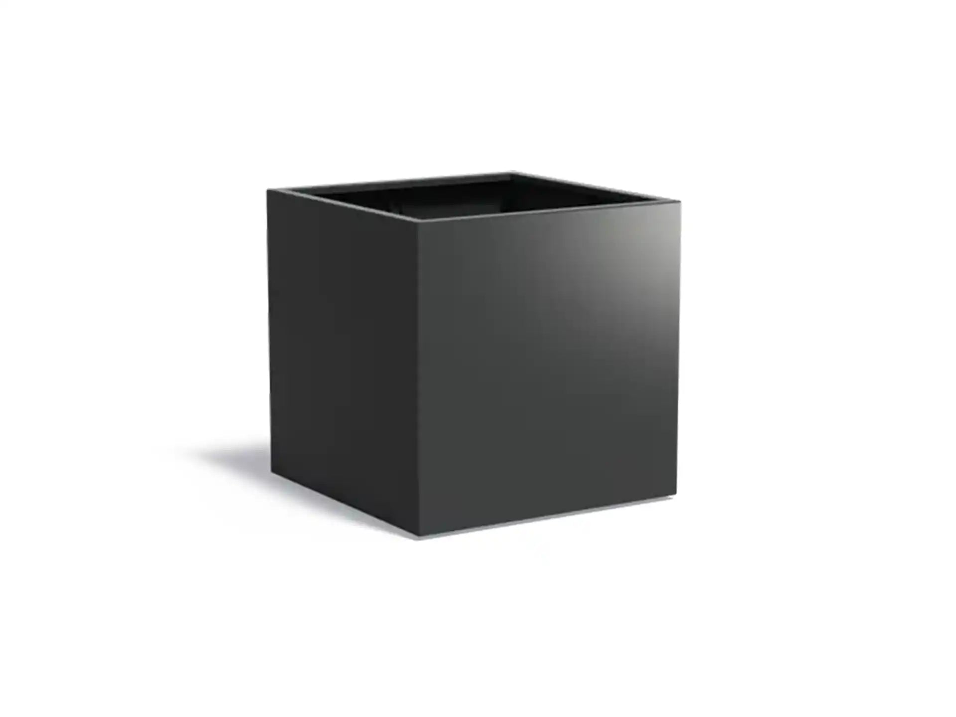 Adezz Carrez Aluminium Plantenbak Vierkant 100 x 100 x 100 cm Zwartgrijs