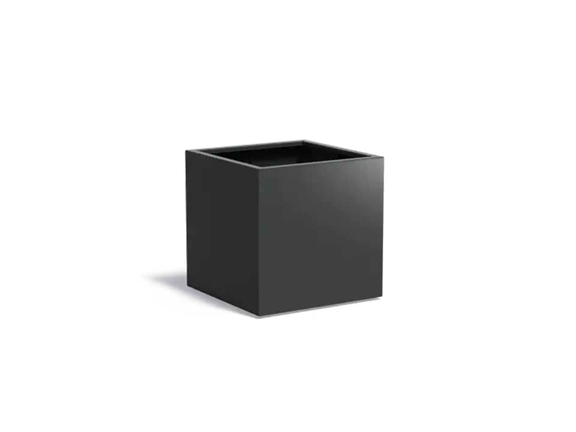 Adezz Carrez Aluminium Plantenbak Vierkant 80 x 80 x 80 cm Zwartgrijs