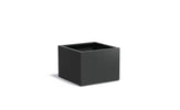 Adezz Carrez Aluminium Plantenbak Vierkant 80 x 80 x 60 cm Zwartgrijs