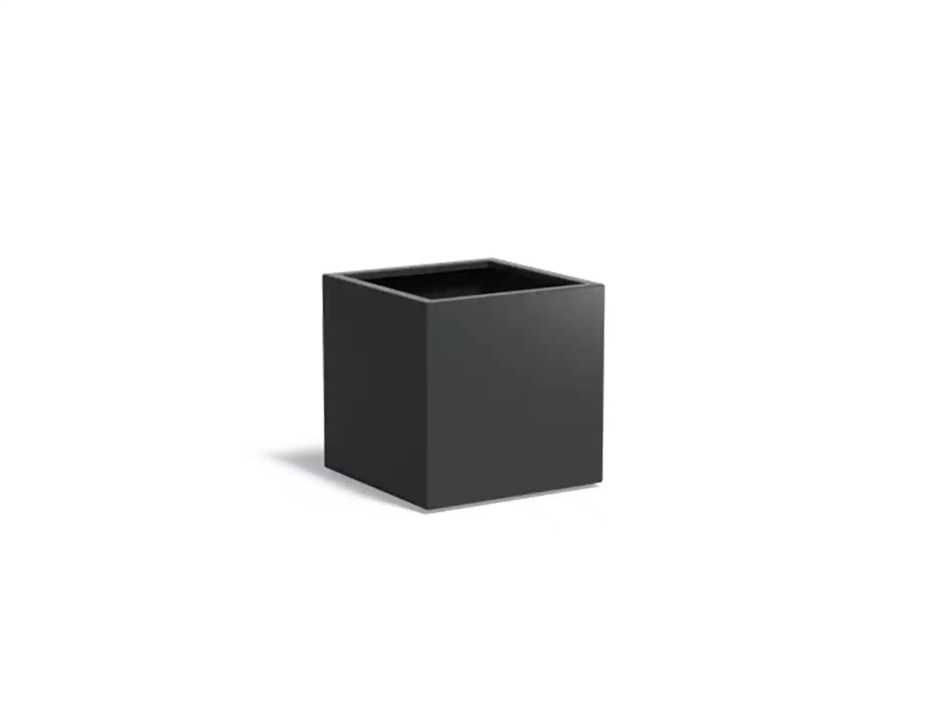Adezz Carrez Aluminium Plantenbak Vierkant 70 x 70 x 70 cm Zwartgrijs