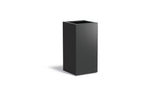 Adezz Carrez Aluminium Plantenbak Vierkant 50 x 50 x 100 cm Zwartgrijs
