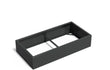 Adezz Carrez Aluminium Plantenbak Rechthoek zonder Bodem 200 x 100 x 40 cm Zwartgrijs