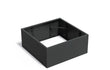 Adezz Carrez Aluminium Plantenbak Vierkant zonder Bodem 140 x 140 x 60 cm Zwartgrijs