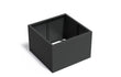 Adezz Carrez Aluminium Plantenbak Vierkant zonder Bodem 120 x 120 x 80 cm Zwartgrijs