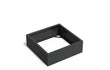 Adezz Carrez Aluminium Plantenbak Vierkant zonder Bodem 120 x 120 x 40 cm Zwartgrijs
