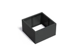 Adezz Carrez Aluminium Plantenbak Vierkant zonder Bodem 100 x 100 x 60 cm Zwartgrijs