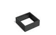 Adezz Carrez Aluminium Plantenbak Vierkant zonder Bodem 100 x 100 x 40 cm Zwartgrijs