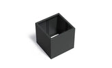 Adezz Carrez Aluminium Plantenbak Vierkant zonder Bodem 80 x 80 x 80 cm Zwartgrijs