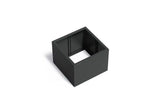 Adezz Carrez Aluminium Plantenbak Vierkant zonder Bodem 80 x 80 x 60 cm Zwartgrijs
