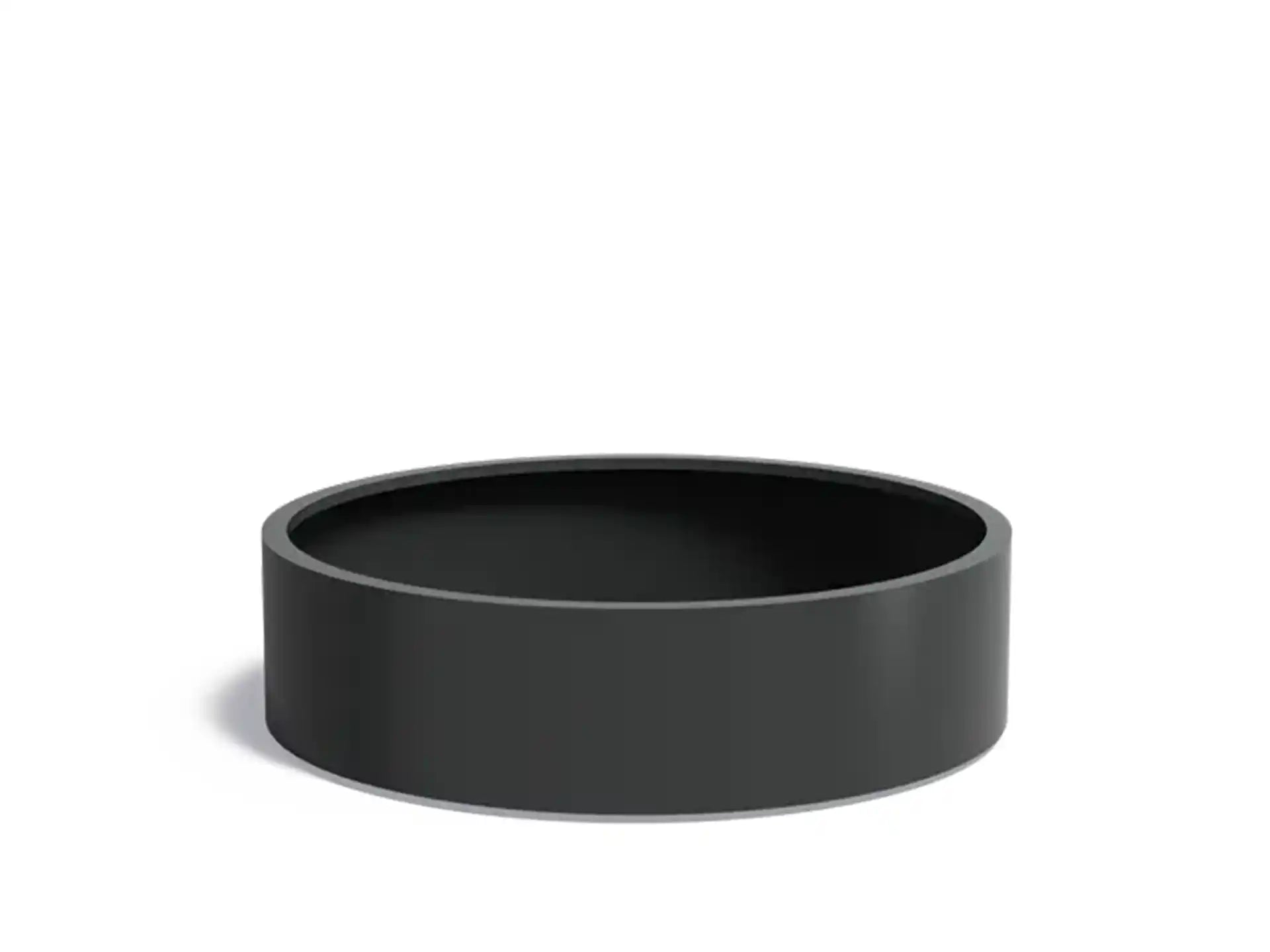 Adezz Circum Aluminium Plantenbak Rond 150 x 150 x 40 cm Zwartgrijs