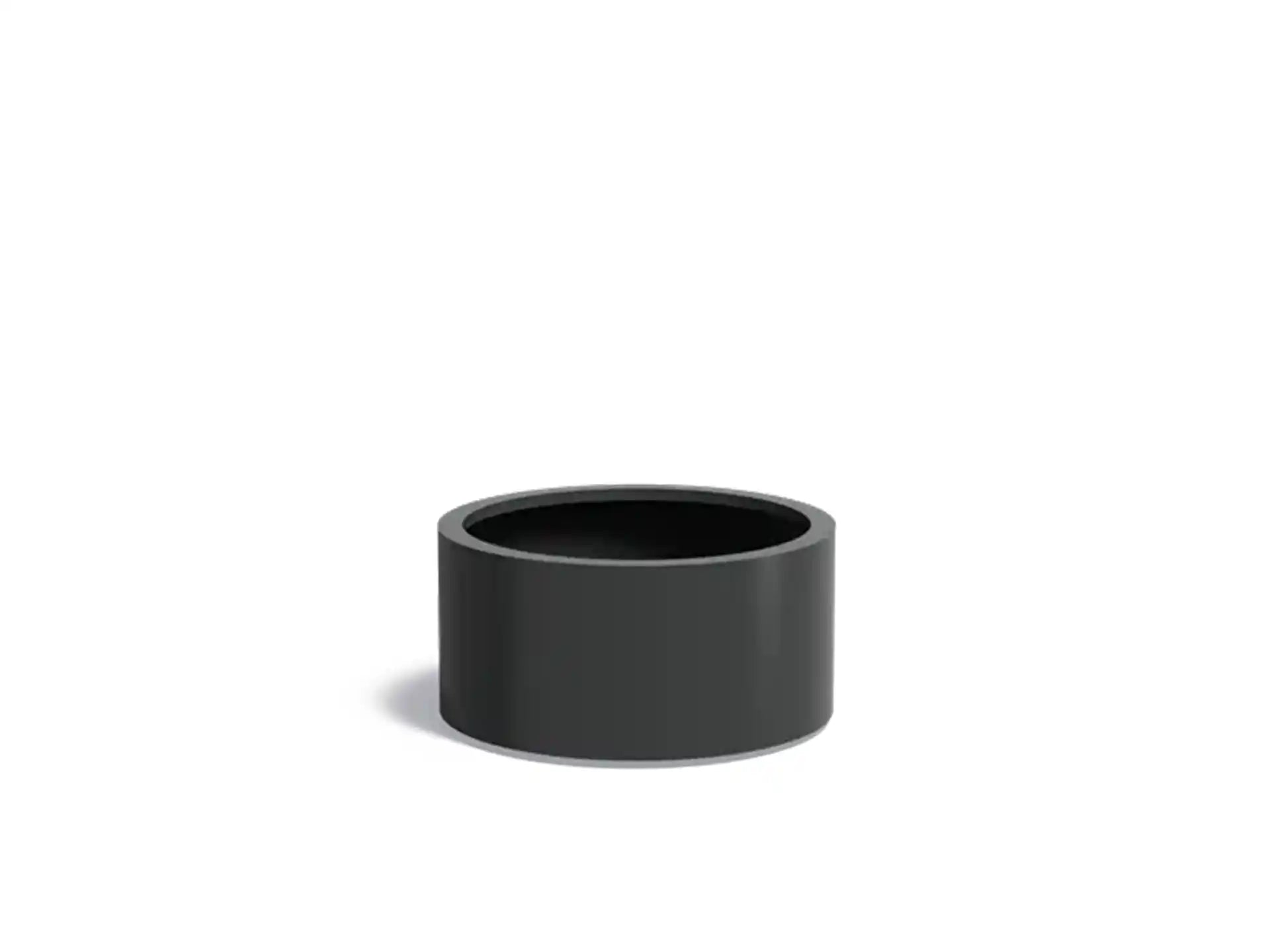 Adezz Circum Aluminium Plantenbak Rond 80 x 80 x 40 cm Zwartgrijs
