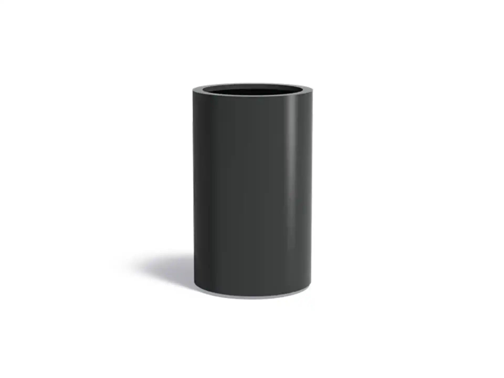 Adezz Circum Aluminium Plantenbak Rond 60 x 60 x 100 cm Zwartgrijs