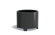 Adezz Circum Aluminium Plantenbak Rond met Poten 100 x 100 x 80 cm Zwartgrijs