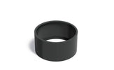 Adezz Circum Aluminium Plantenbak Rond Zonder Bodem 120 x 120 x 60 cm Zwartgrijs